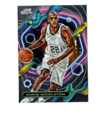4 count lot 2024 Topps Cosmic Chrome Khris Middleton Cards #72 Milwaukee Bucks