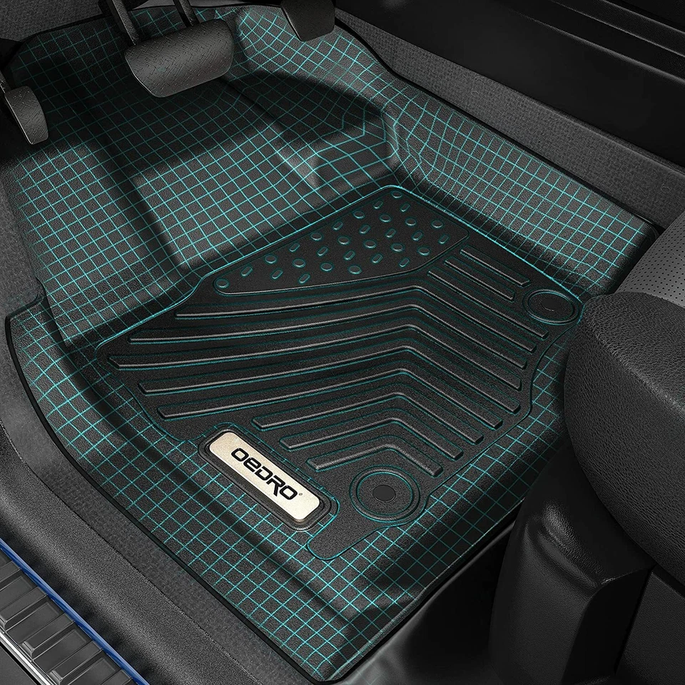 OEDRO Car Floor Mats Liners for 2002-2008 Dodge Ram 1500 Quad Cab TPE 3D Molded - Image 3 of 4
