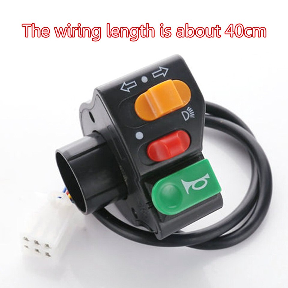 5 Electric Bicycle Ebike Turning Lamp Headlight Horn Switch Button