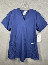 NWT Cherokee Workwear Scrub Top Navy Blue Style 1782 Size XS