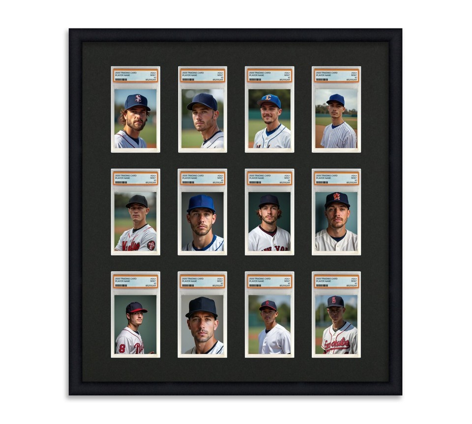 PSA Graded Card Display Frame - Holds 1 Slab, UV Protection Option, For Baseball Cards PSA Graded Card Display Frame - Holds 1 Slab, UV Protection Option, For Baseball Cards