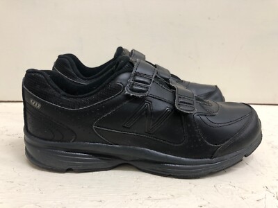 New Balance Men Walking Athletic Strap black Shoes
