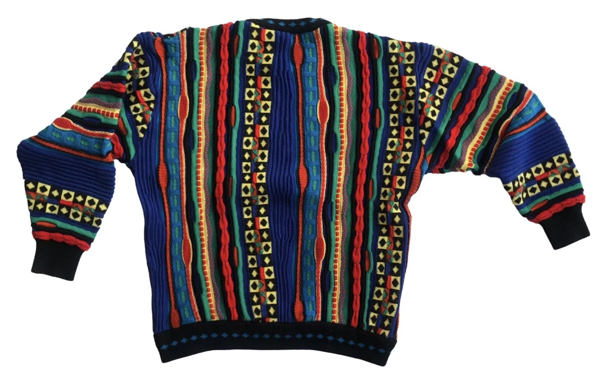 TOORALLIE Australia Multicolor Pure Merino Wool Men Sweater Size L | eBay