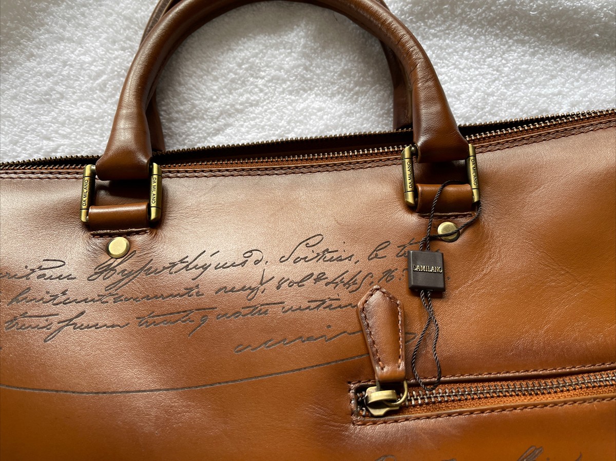 Da Milano Italia 1989 Brown Leather Laptop Bag Missing Da Milano Italia 1989 Brown Leather Laptop Bag Missing