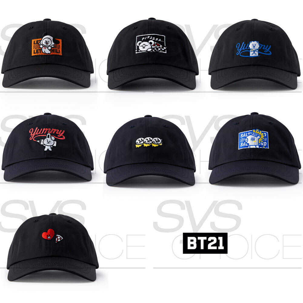 BTS BT21 Official Authentic Goods BITE Embroidery Ball Cap 57cm