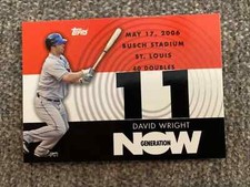 2007 Topps Generation Now Insert #GN157 Mets David Wright Baseball Card