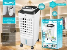 x Raffrescatore D'Aria Condizionatore Portatile Capacità 5LT 65W Hoomei Hm-8180