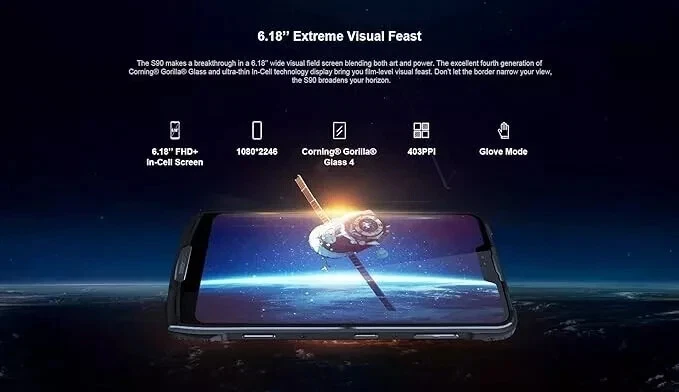 DOOGEE S90 - Versatile smartphone Android 8.1 da outdoor (batteria 5050 mAh) - Immagine 4 di 4