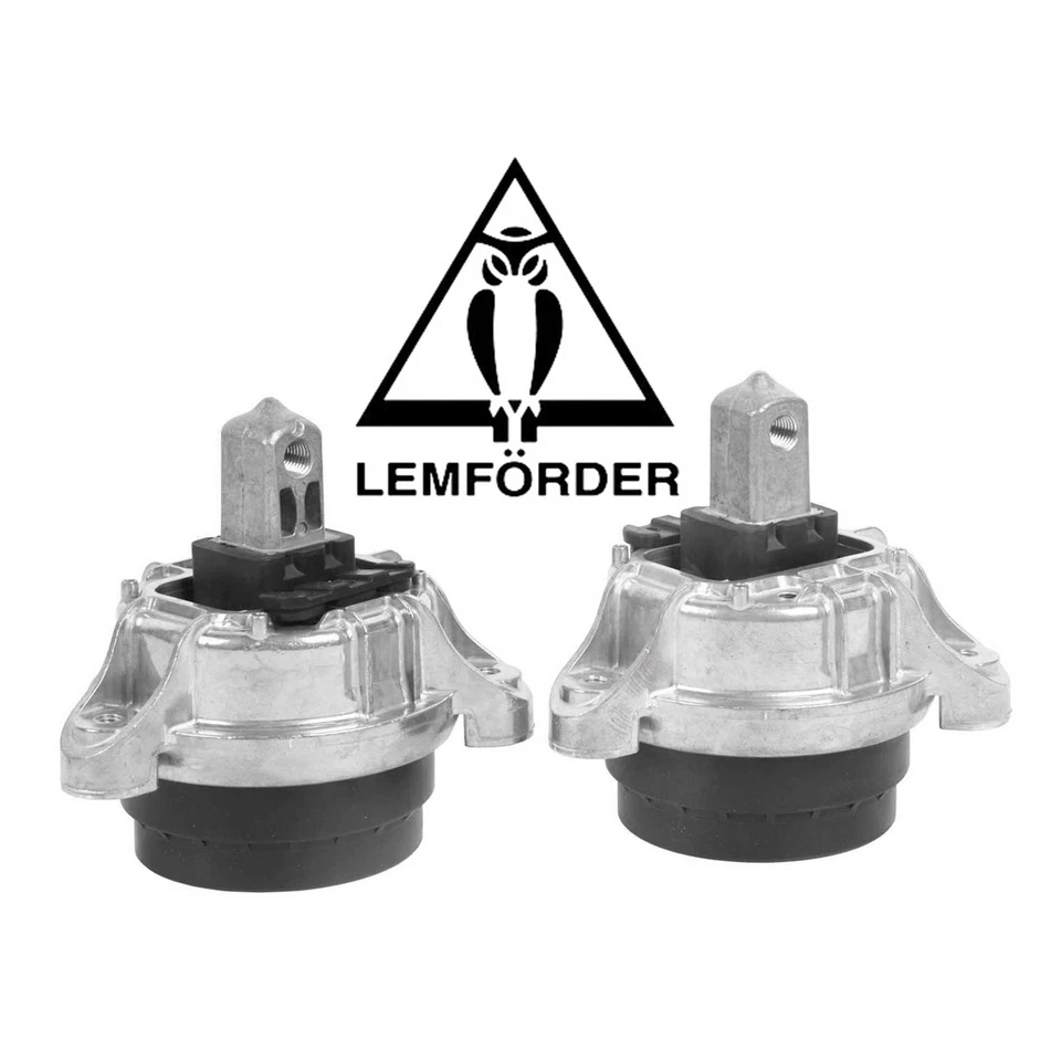 LEMFÖRDER 2 PIEZAS MONTAJE MOTOR DELANTERO L & R PARA BMW 740i 2010-2012, 740Li 3,0 L GAS Foto 3 de 4