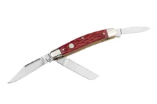 Boker Tradtional Series 2.0 Medium Stockman Jigged Red Bone Pocket Knife 110855