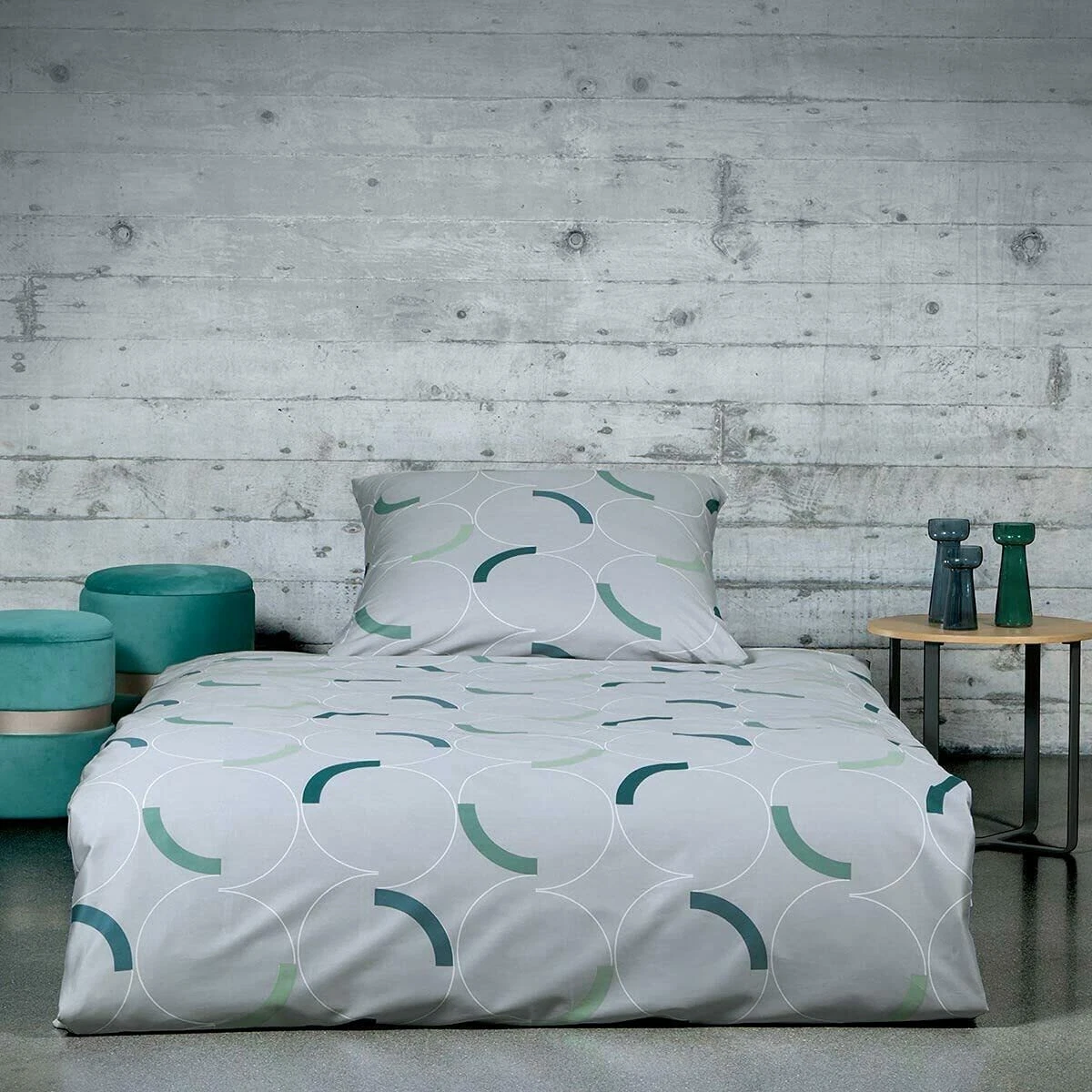 Kleine Wolke Magenta lenzuola/135 x 200 cm + 80 x 80 cm/Sabbia Beige/2