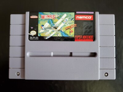 Wings 2: Aces High for Super Nintendo SNES Authentic Cartridge Tested Works