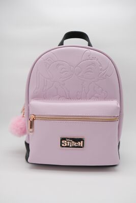 Lilo & Stitch und Angel pink Rucksack Disney Merch Backpack School Work Office 