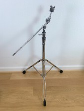 GIBRALTAR Rock Cymbal BOOM STAND Heavy Duty Double Braced Holder 90s Vtg READ