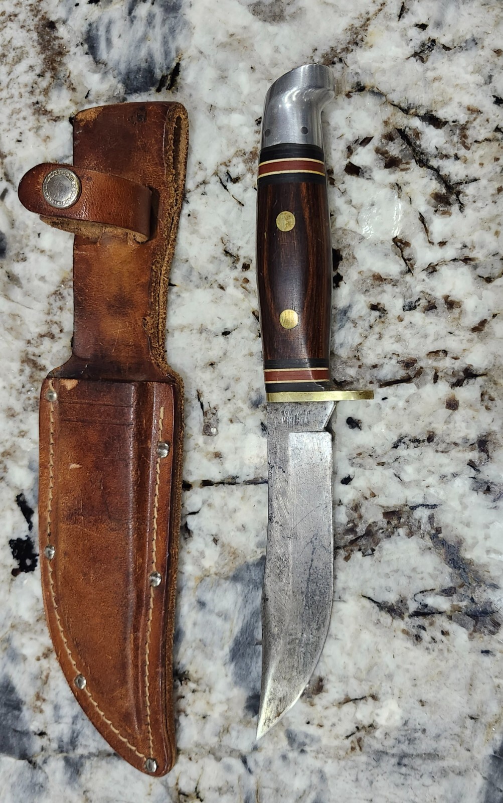 Vintage Western W66 Fixed Blade Knife eBay