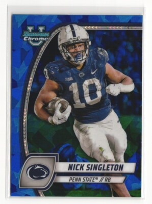 2024 Bowman Chrome University Sapphire Nick Singleton #188