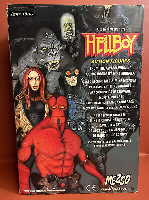 😈Hellboy RARE Mezco 18” Action Fgure, Closed Mouth Variant 😈Hellboy RARE Mezco 18” Action Fgure, Closed Mouth Variant