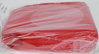 100 Red Color CD DVD Paper Sleeve Envelopes