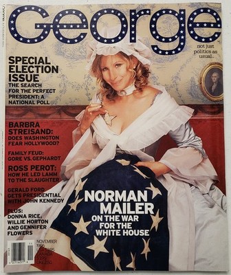 George Magazine November 1996 Election Issue~Barbra Streisand~Norman Mailer~JFK