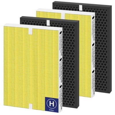 Winix 5500-2 Compatible HEPA Carbon Filter 2-Pack for Air Purifier