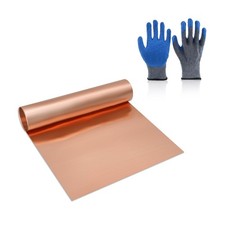 Copper Sheet Roll, 0.02mm Thickness, 8 Width x 11 FT, Copper Foil, DIY
