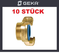 "10 StüCk Original Karasto Geka Plus K Messing GewindestüCk 1/2\" Ag Trinkw.Geeig."