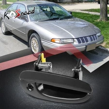 Smooth Front Right Side Outer Door Handle w/Keyhole for 93-97 Intrepid Concorde