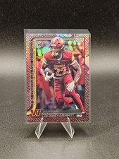 2025 Topps Chrome Jacory Croskey-Merritt #387 Rookie Pigskin Refractor