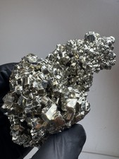 Katzengold Astrein Pyrit Würfel Prismatisch  403,7 Gramm Stufe Natur Qualität