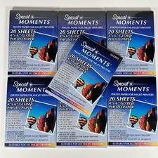 Lot of 7 Packs Special Moments Photo Paper for Ink Jet Printers 4x6 Glossy