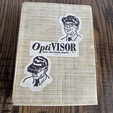 Vintage OptiVISOR DA-3 Blue Headband Magnifier by Donegan Optical Company in Box