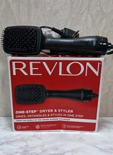 REVLON One-Step Paddle Hair Dryer and Styler All-in-One Black Hair Brush NIB