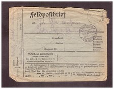 Deutsches Reich Feldpostbrief vom 6.9.1916 Feldpoststempel - 8