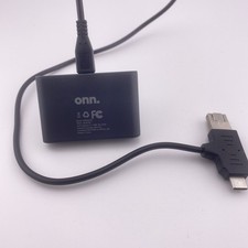 onn. USB  USB-C Multi-Format Card Reader for MicroSD CF SD, MPN 0464321