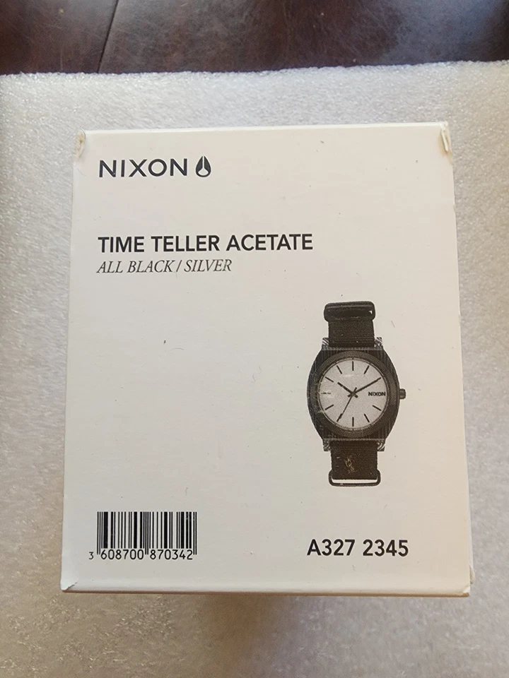 Reloj Nixon Time Teller Acetato 40mm Negro/Plateado A327-2345 Foto 3 de 4