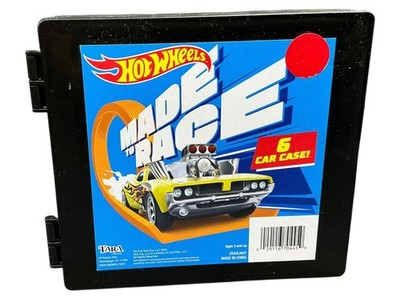 Hot Wheels Made To Race 6-Car Case Set With 6 Assorted Die-Cast Cars