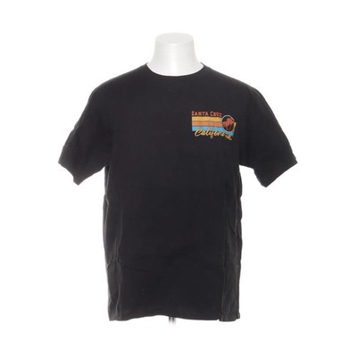 Port & Company, T-shirt, Größe: L, Schwarz, Baumwolle, Print, Herren #qgY