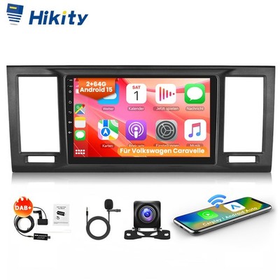 DAB+ Für VW T6 Transporter Multivan Android 15 Autoradio Carplay BT RDS GPS Navi