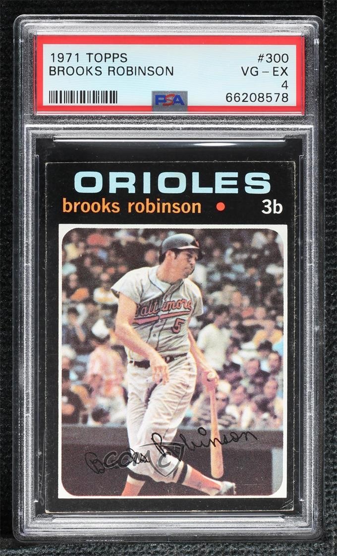 1971 Topps Brooks Robinson #300 PSA 4 HOF 0i7l