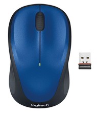 Logitech - M317 Wireless Optical Mouse - Wireless - Blue