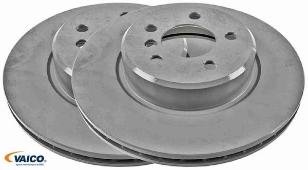 2X Bremsscheibe Vaico V20-80087 2 Bremsscheiben Vorderachse Vorne FüR BMW-image