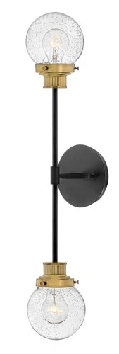 Hinkley Poppy 28" High Black 2-Light Wall Sconce - Picture 3 of 8