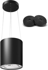 Cappa Sospesa, 700 M³/H Cappa Aspirante a Isola Con Filtro Carbone, Telecomando,