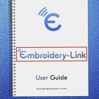 Janome Continental M17 ''Embroidery-Link'' User Guide Manual ONLY: 23 PGS. FIXED