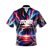 Custom Name Storm Strikes Bowling Jersey - Size S-5XL