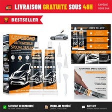 Colle noire joints carrosserie voiture vitres phares pare-brise 100 ml