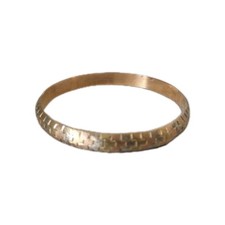 Tri Colour 18 Carat Large Gold Bangle. Weight 20 Grams