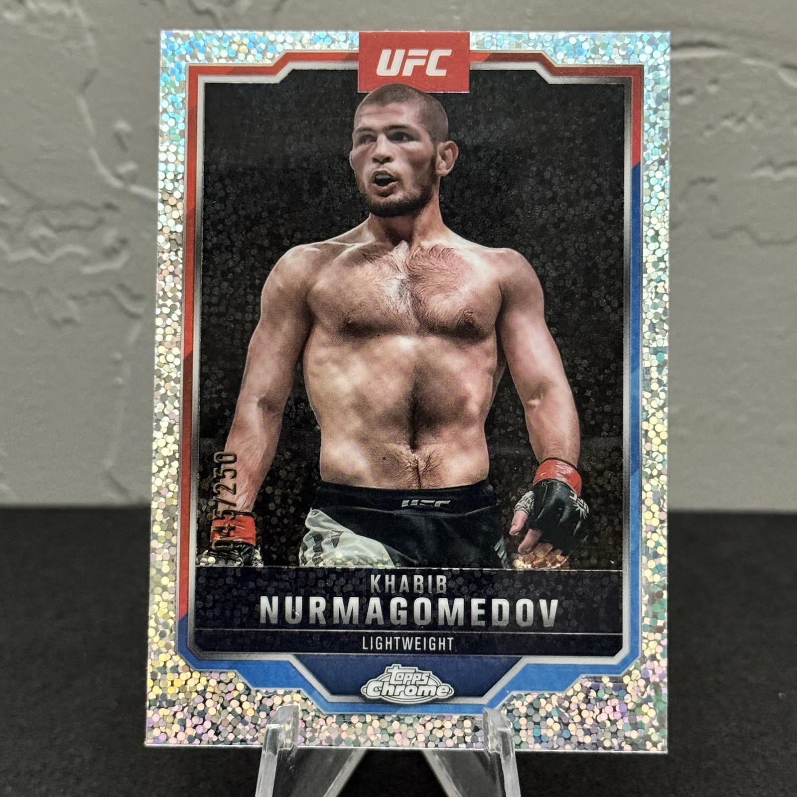 Carte UFC Signée Khabib Nurmagomedov - Topps 2018, Certifiée Beckett BAS