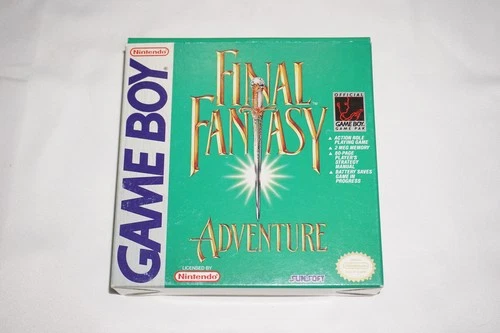 Final Fantasy Adventure (Nintendo Game Boy) Complete in Box w/ Poster CIB