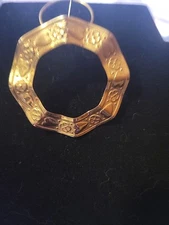 Jericho Lou Gold Tone Scarf Clip